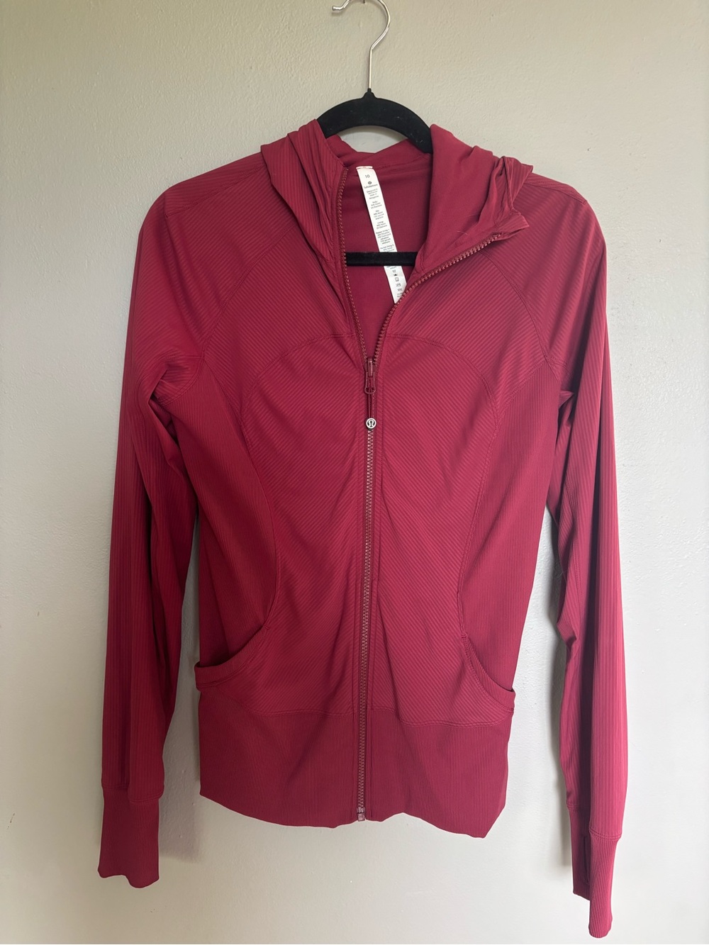 lululemon Deep Berry Zip-Up Hoodie